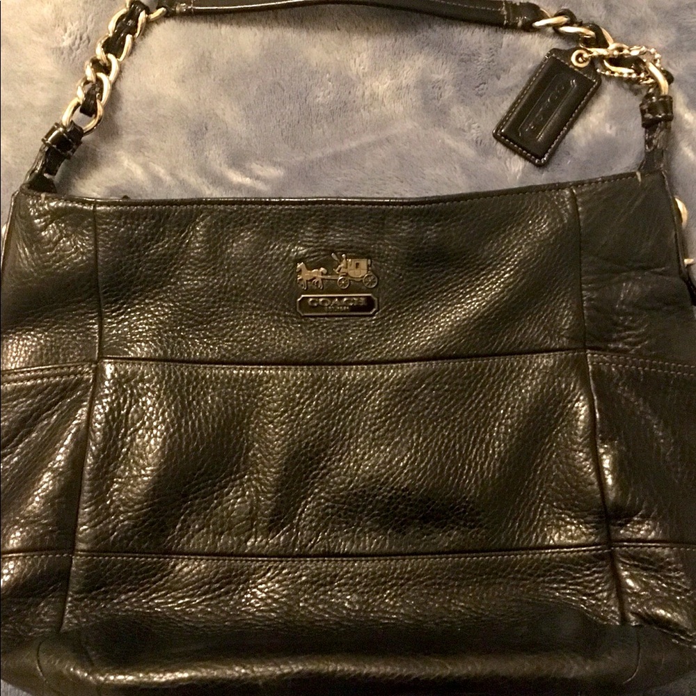 Coach Black Leather purse